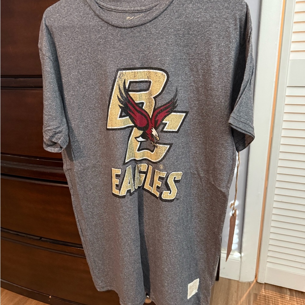 Original Retro Brand Gray BC Eagles Tee